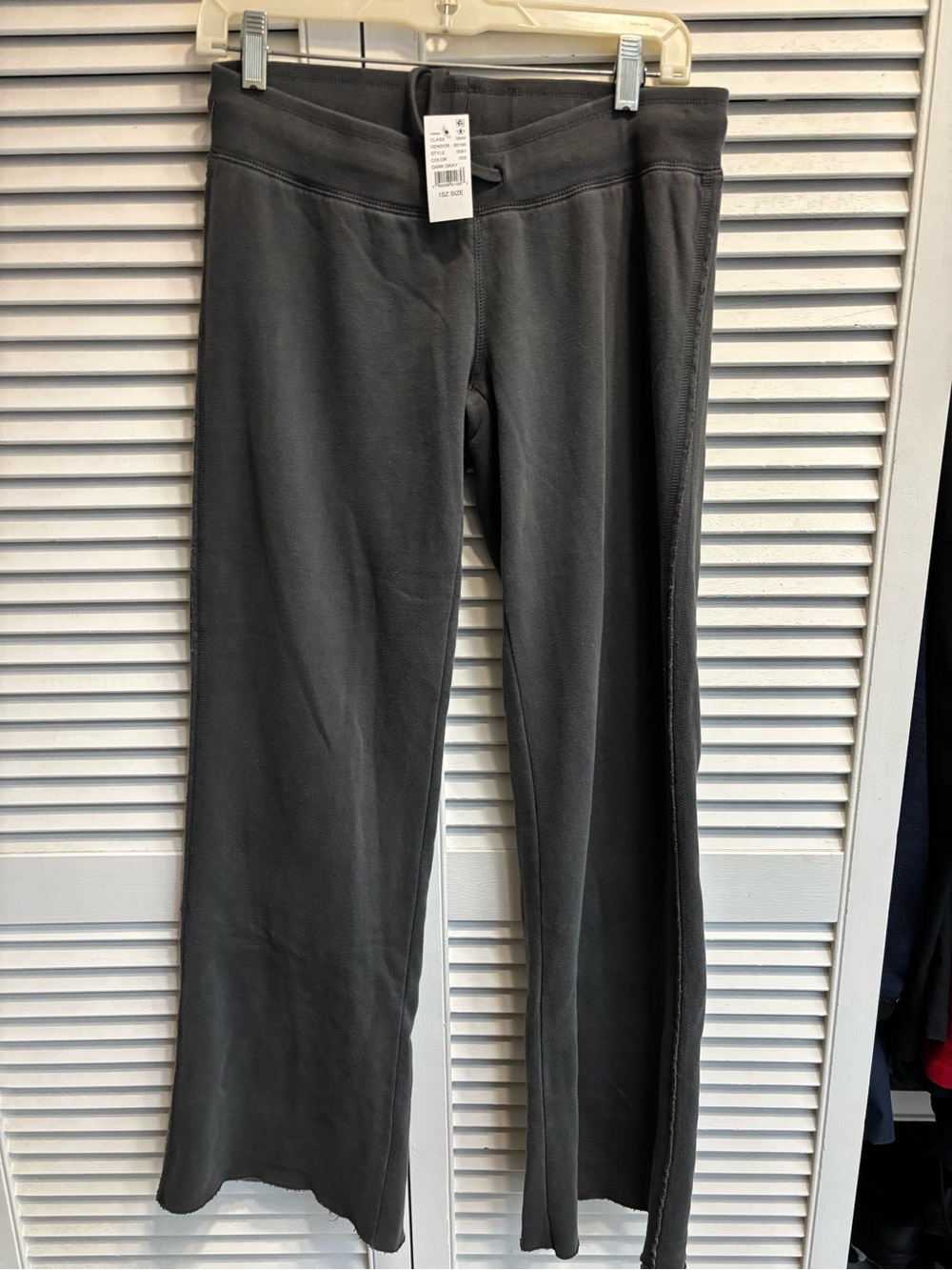 PacSun Women’s Charcoal Wide-Leg Track Pants